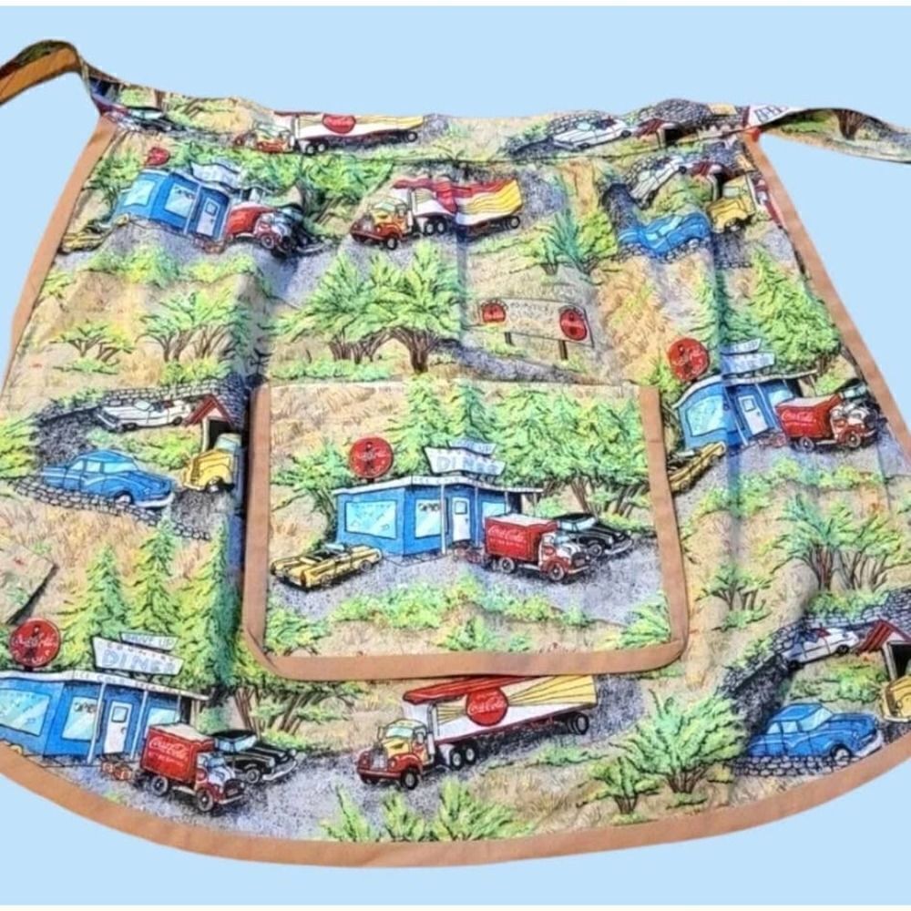 Coca Cola COKE Country Diner Handmade Old Fashioned Apron